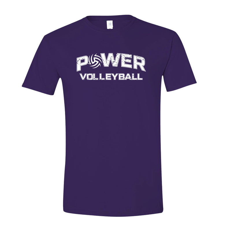 Youth Classic T-Shirt - Purple - Logo Text Drop