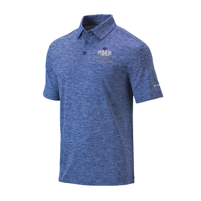 Men's Omni-Wick Final Round Polo - Azul - Embroidery Text Drop