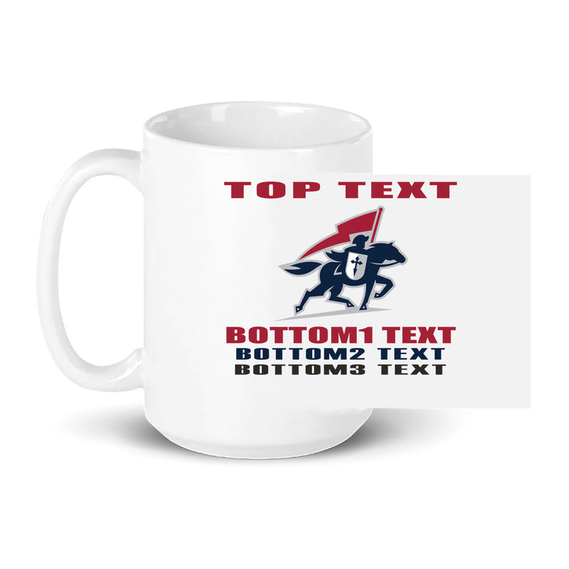 15oz Coffee Mug - White - Logo Text Drop