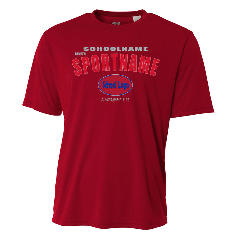 Men's Performance T-Shirt - Cardinal - Sport Arch