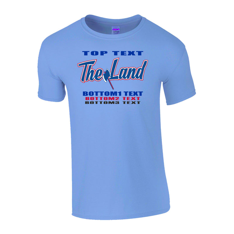 Youth Classic T-Shirt - Carolina Blue - Logo Text Drop