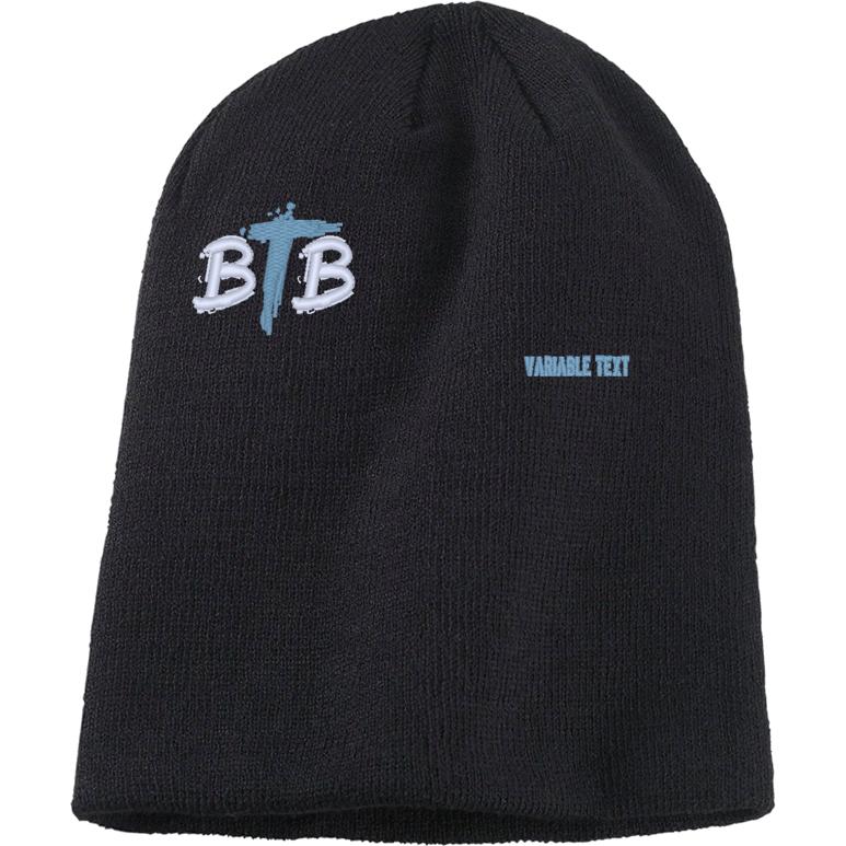Classic Beanie - Black - Hat Embroidery