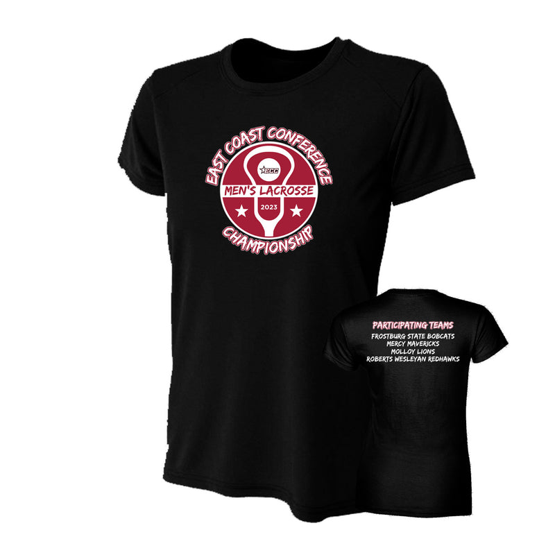 Women's Performance T-Shirt - Black - Event Designs Front/Back