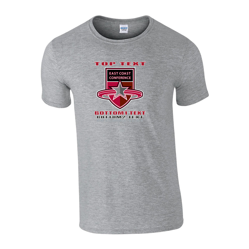 Youth Classic T-Shirt - Sport Grey - Logo Text Drop