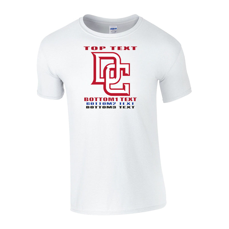 Youth Classic T-Shirt - White - Logo Text Drop