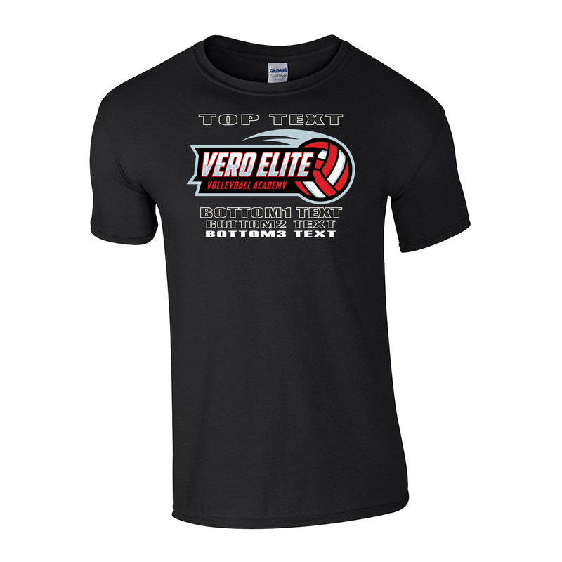 Youth Classic T-Shirt - Black - Logo Text Drop