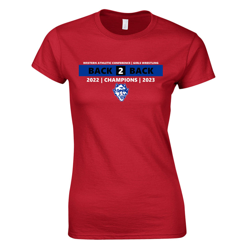 Women's Semi-Fitted Classic T-Shirt  - Red - Event Designs