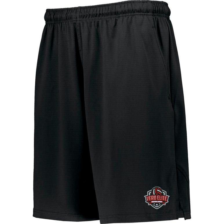 Russell Team Driven Coaches Shorts  - Black - Embroidery Text Drop