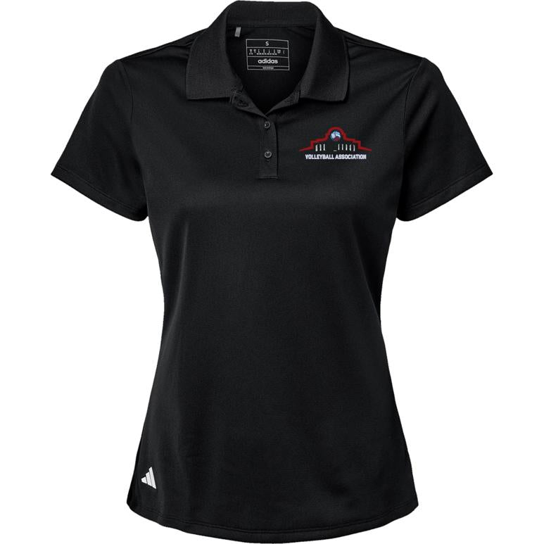 Adidas Sport Polo Women's - Black - Embroidery Text Drop