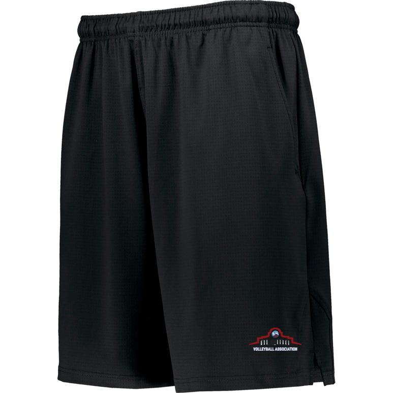 Russell Team Driven Coaches Shorts - Black - Embroidery Text Drop