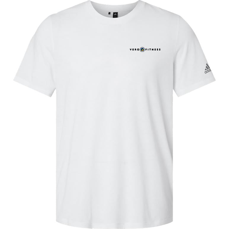 Adidas Blended T-Shirt - White - Embroidery Text Drop
