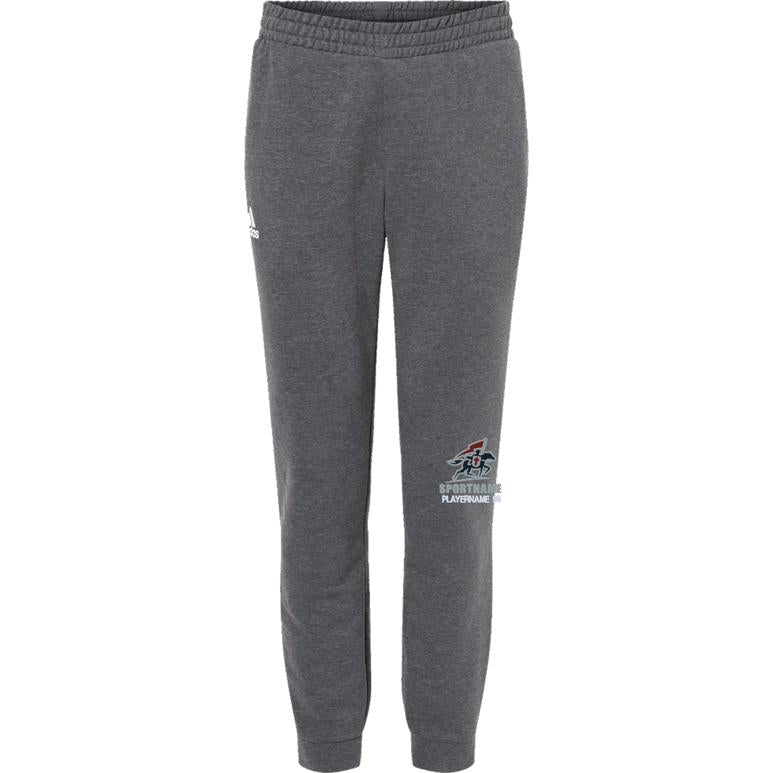 Adidas Fleece Joggers - Dark Grey Heather - Sport Name