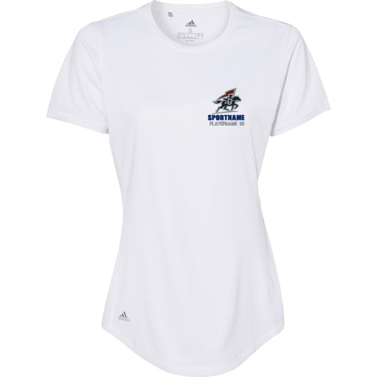 Adidas Women's Sport T-Shirt - White - Sport Name