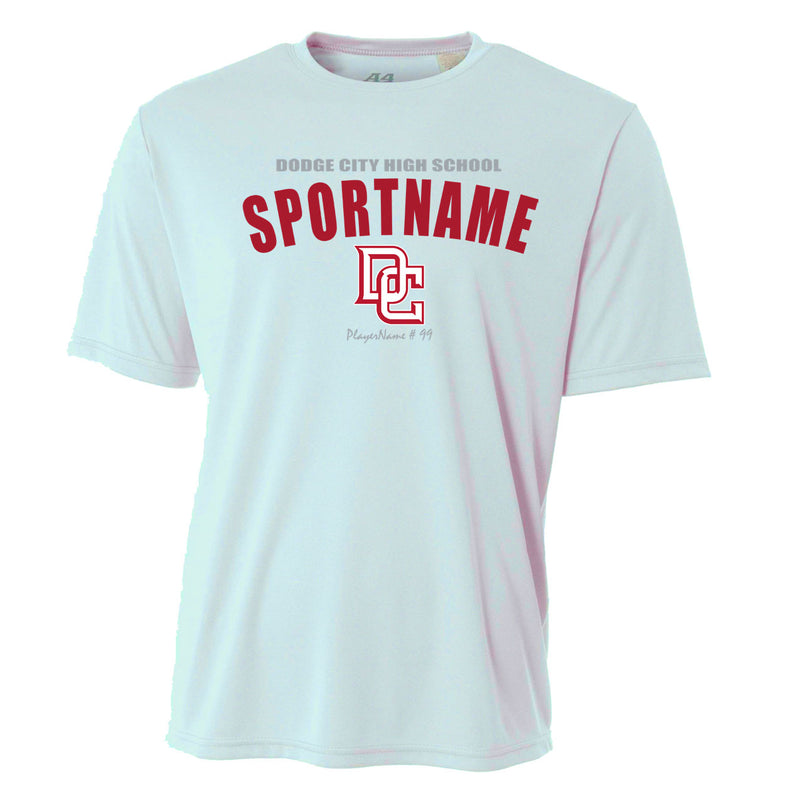 Youth Performance T-Shirt - Pastel Blue - Sport Arch