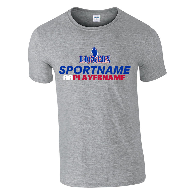 Classic T-Shirt - Sport Grey - Logo Sport Name