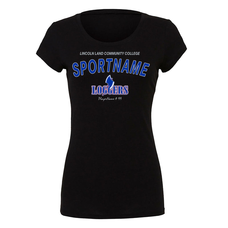 Women's Premium T_Shirt - Black - Sport Arch