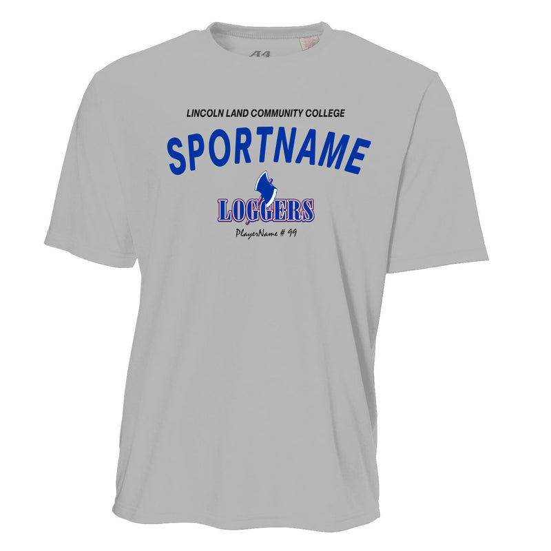 Men's Performance T-Shirt - Silver - Sport Arch