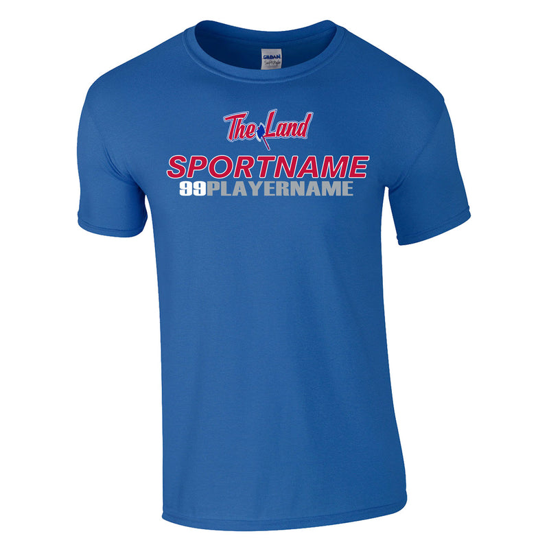 Youth Classic T-Shirt - Royal - Logo Sport Name