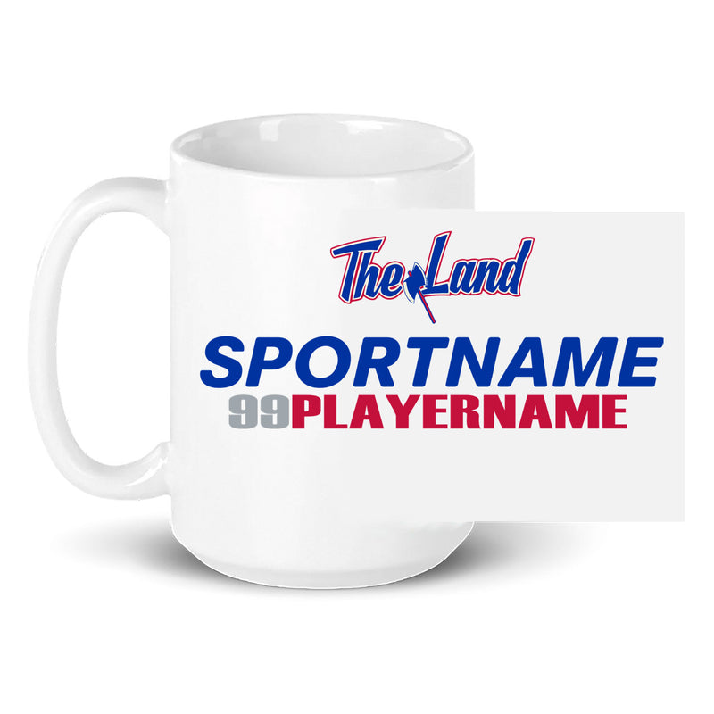 15oz Coffee Mug - White - Logo Sport Name