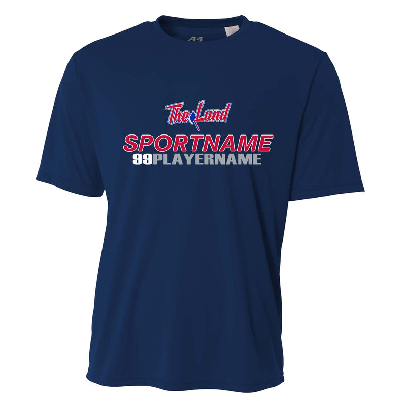 Youth Performance T-Shirt - Navy - Logo Sport Name