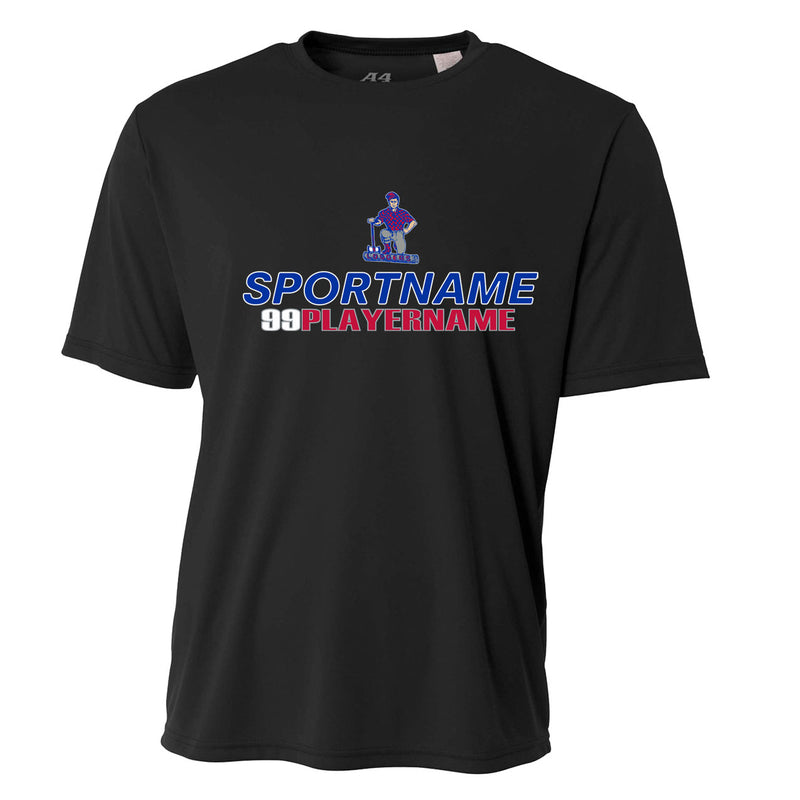 Men's Performance T-Shirt - Black - Logo Sport Name