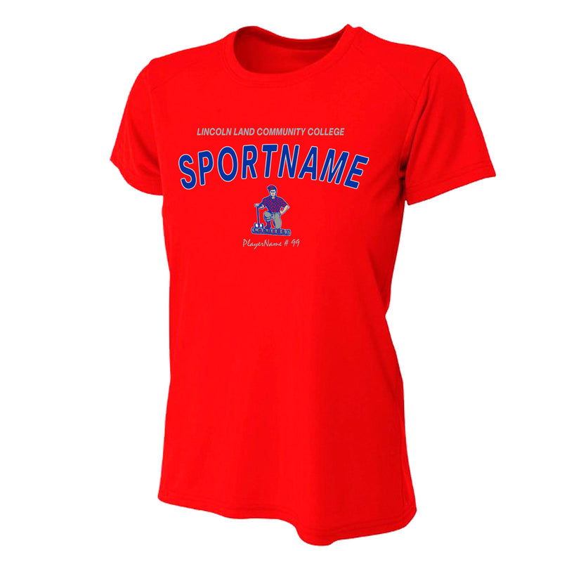 Women's Performance T-Shirt - Scarlet - Sport Arch