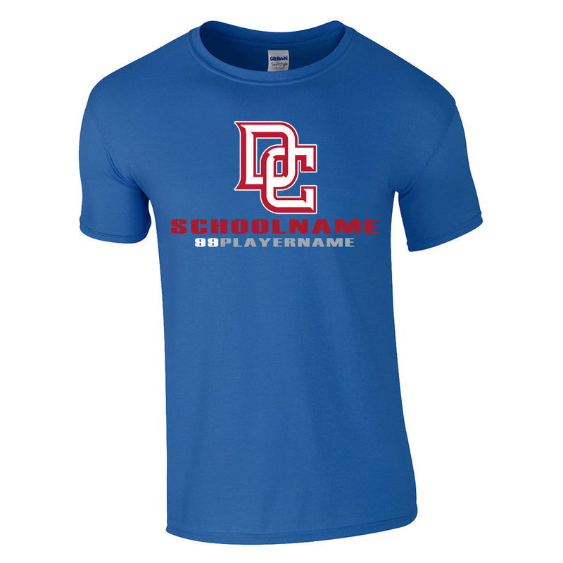 Classic T-Shirt - Royal - Logo School Player