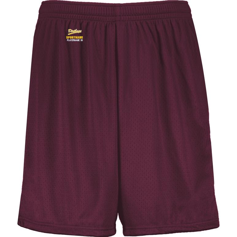 Augusta 7 inch Mesh Shorts - Black - Sport Name