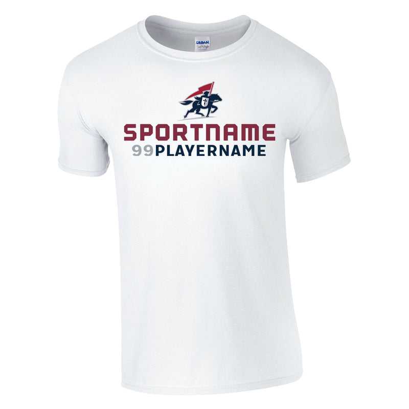 Youth Classic T-Shirt - White - Logo Sport Name