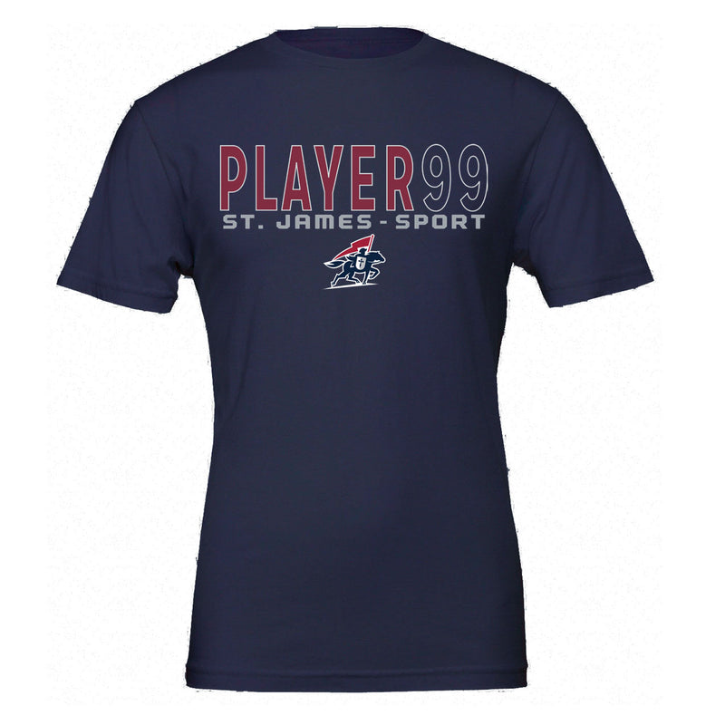 Men's Premium T-Shirt - Navy - Cap Name Number