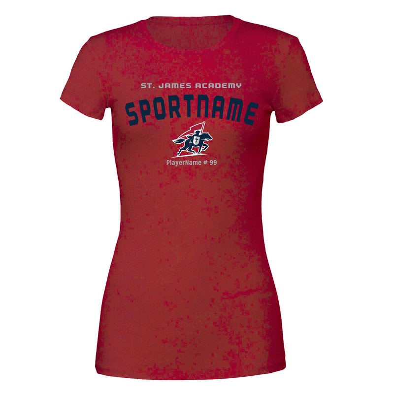 Women's Premium T_Shirt - Cardinal - Sport Arch