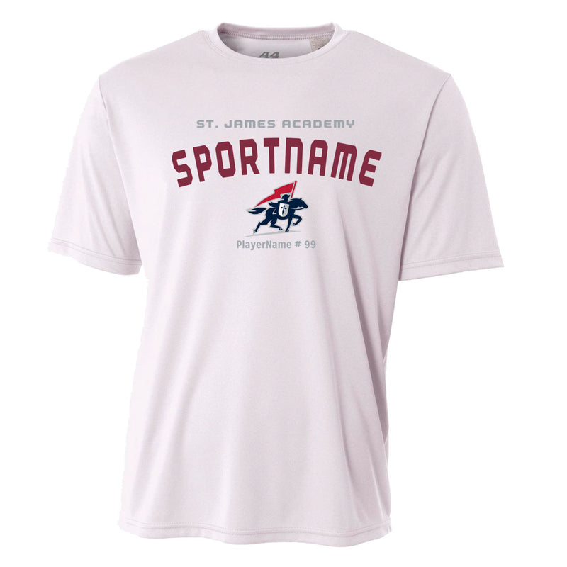Men's Performance T-Shirt - White - Sport Arch