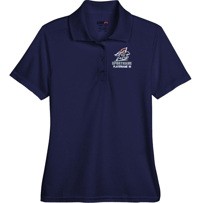 Women's Performance Polo - Classic Navy - Sport Name