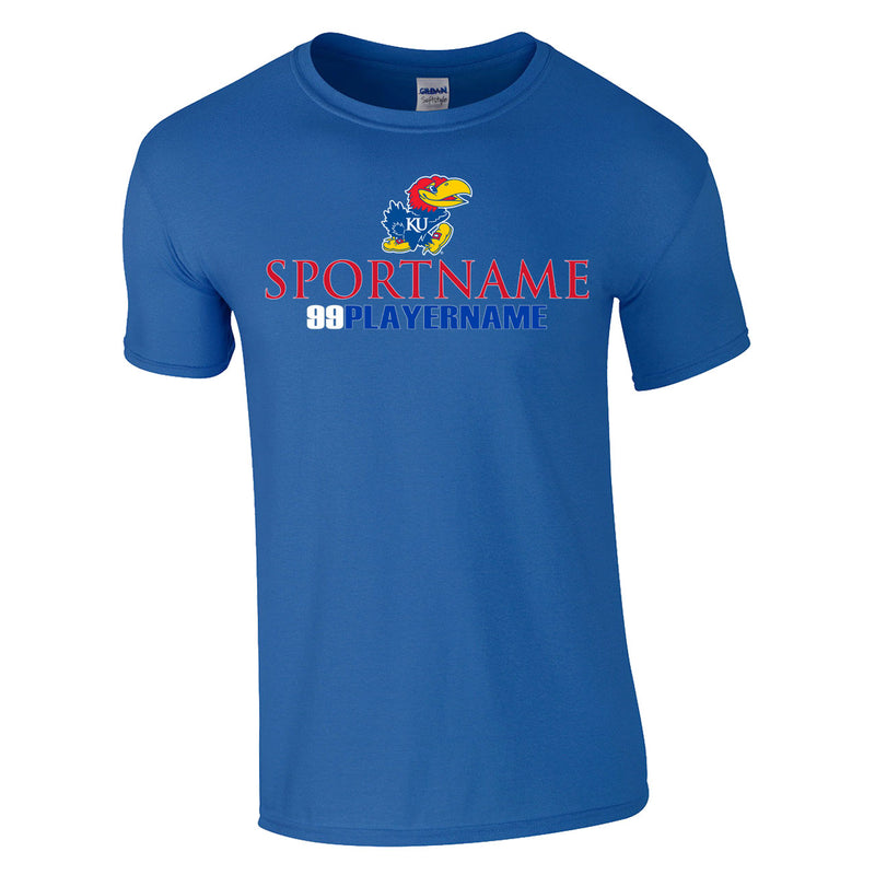 Men's Classic T-Shirt - Royal - Logo Sport Name