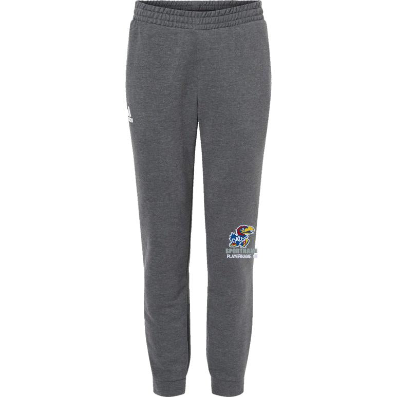 Adidas Fleece Joggers - Dark Grey Heather - Sport Name