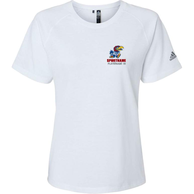 Adidas Women's Blended T-Shirt - White - Sport Name